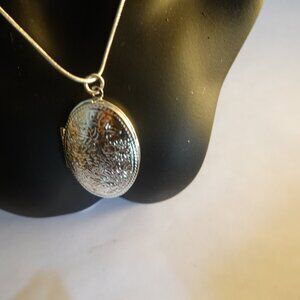 Sterling Silver Locket Necklace
